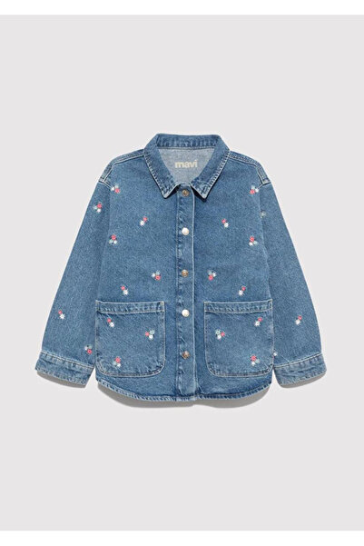 Mavi Lulu Kız Çocuk Gömlek M7210002-90881