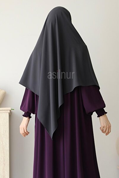 ASİLNUR Elif Large Size Scarf 120X120 Smoked