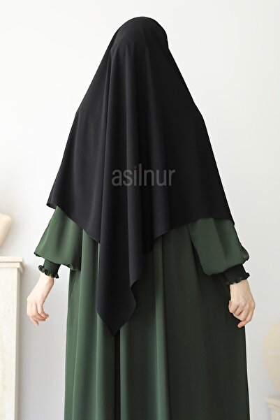 ASİLNUR Elif Large Size Scarf 120X120 Black