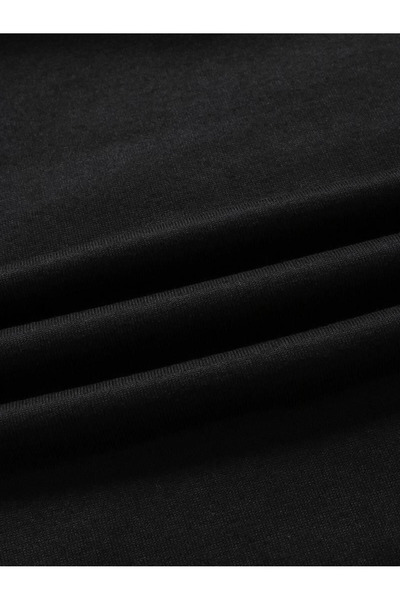 Touz Moda Стрітвір з принтом, оверсайз, на блискавці, чорний, унісекс, з капюшоном