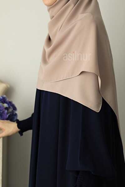 ASİLNUR Elif Large Size Scarf 120X120 Stone