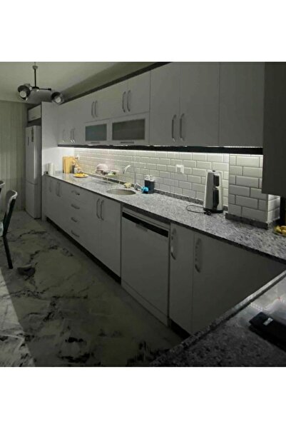 TMA LED AYDINLATMA ŞERİT LED BEYAZ 2 METRE ÇOK AMAÇLI 12V ADAPTÖR TAK ÇALIŞTI...