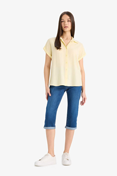 DeFacto Women's Short Sleeve Shirt N7819Az/Yl155