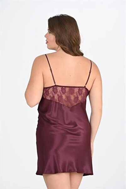Miravm Νυχτικό Secretsita Plus Size Plum 2108