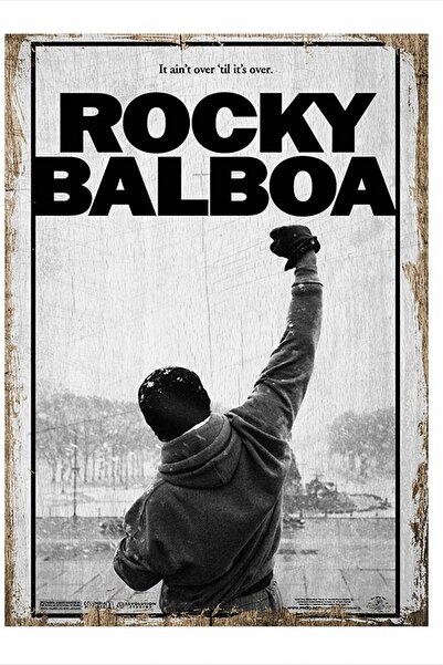 Bedeko Rocky Balboa Tasarım Mdf Tablo 25cm X 35cm