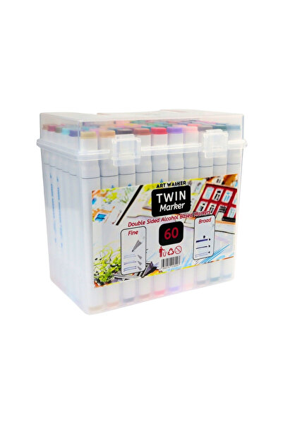 Art Tone ART WALKER ÇANTALI TWIN MARKER 60LI SET
