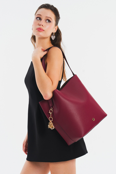U.S. Polo Assn. Claret Red-Claret Red Women's Shoulder Bag Us25535