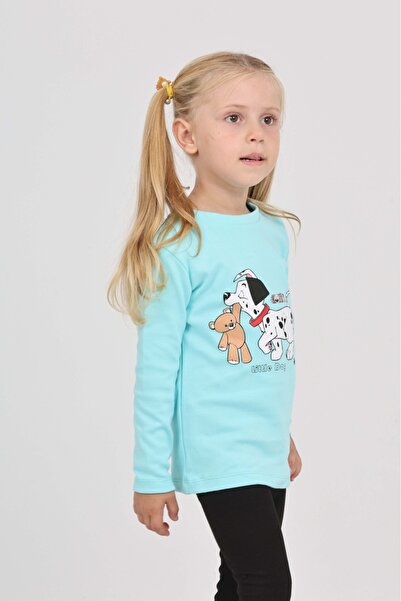 Toontoy Φούτερ για κορίτσια με σκύλο και αρκούδα με τύπωμα