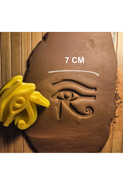 Enbceramic 7 CM HORUS'UN GÖZÜ SERAMİK&POLİMER KİL KALIP BASKI