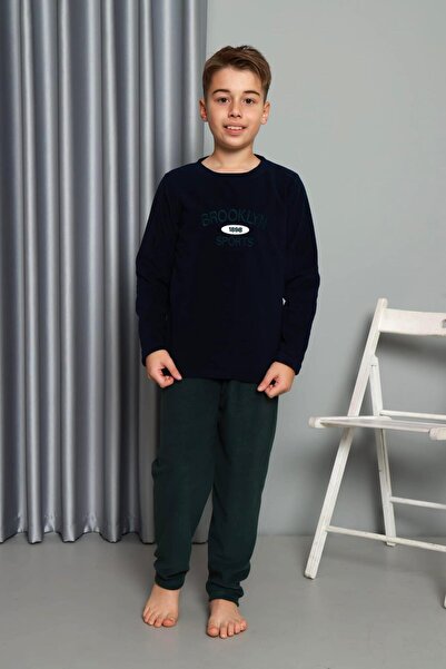 lacelove Nisanca Winter Boy's Fleece Pajama Set - Warm Welsoft Fabric