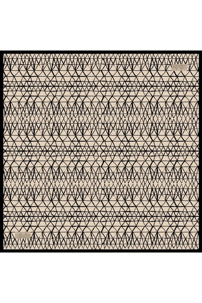 LA BOUTIQUE 2530-01 حرير قطني 90X90