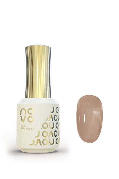 No-vo طلاء أظافر جيلي جل، طلاء أظافر شفاف، جل UV LED للاستخدام المنزلي 12 مل-...