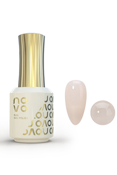 No-vo طلاء أظافر جل 5 في 1، جل أظافر متعدد الوظائف مع إضاءة LED بالأشعة فوق البنفسجية 15 مل - ND31# بيج