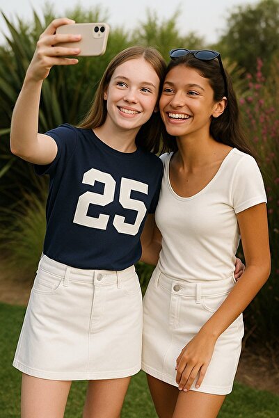 Ltb تي شيرت أزرق كحلي