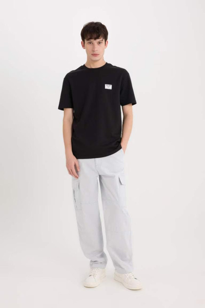 DeFacto Ανδρικό μπλουζάκι D5516AX/BK81