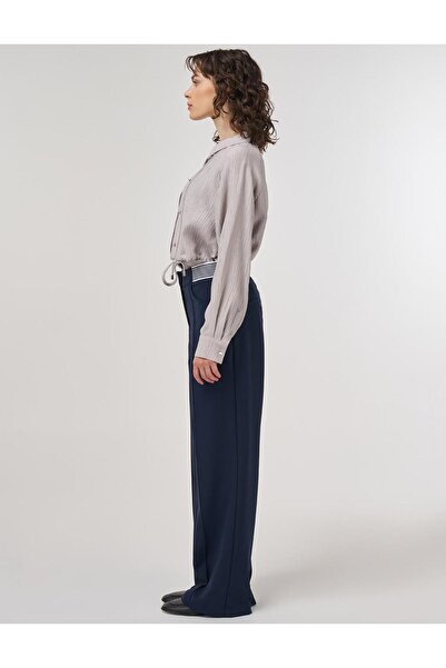 KYR Çima Dikişli Kumaş Pantolon Koyu Lacivert