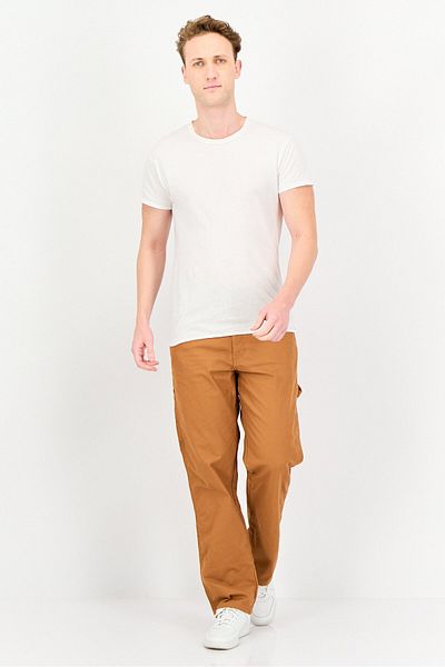 FILA Men Sportswear Fit Outdoor Tactical Pants, Rust