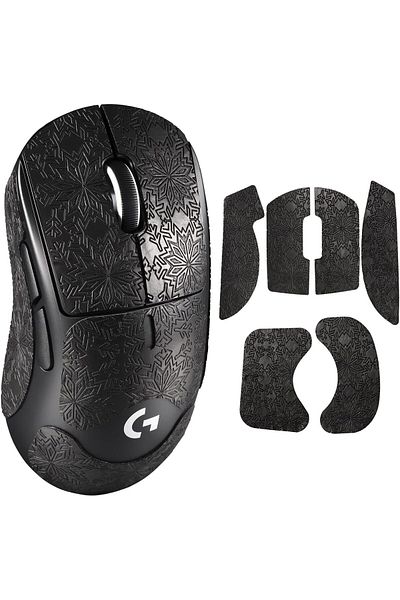 erorex Anti Slip Mouse Tape Superlight Wireless Gaming Mouse Skin Logitech G Pro X Superlight Snow Pattern