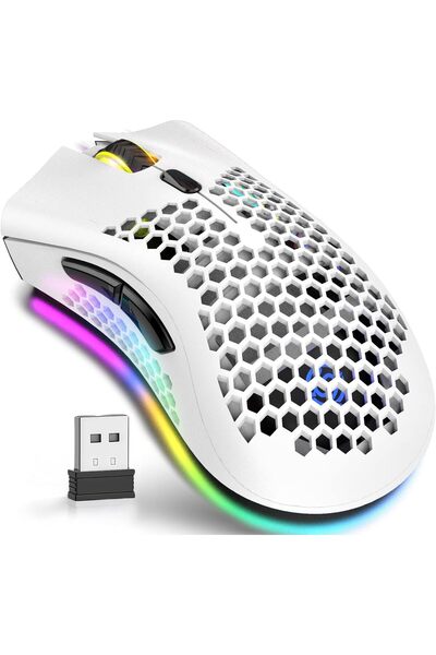 erorex Wireless Gaming Mouse 6 Programmed Buttons 3 Adjustable Dpi Silent Click Laptop Pc Mac Ergonomic