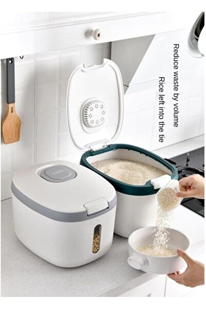 erorex Multifunctional Moisture, Insect Proof Rice Container Sealed Household Grain Storage Bucket Kitchen