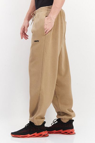 Levi's Men Regular Fit Solid Jogger Pant, Tan
