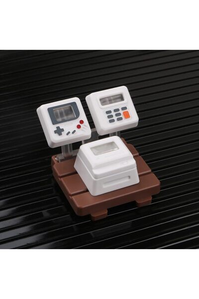 erorex Retro Style Custom Keycaps Backlit Keyboard Keycap Light Transmission Design 1 Keycap Base 3 Panels