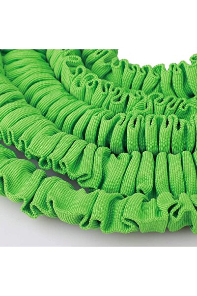 BASHAR GREEN 30m Extendable Hose + 7-position watering gun and garden watering accessories included