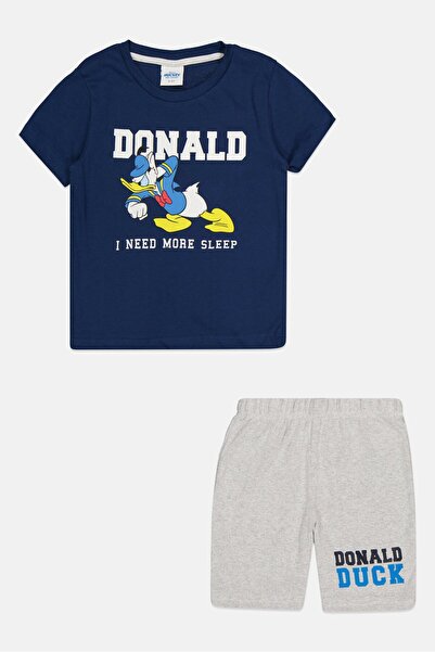 Disney طقم تي شيرت وشورت ميكي ماوس بأكمام قصيرة للأولاد الصغار، مكون من قطعتين، متعدد الألوان