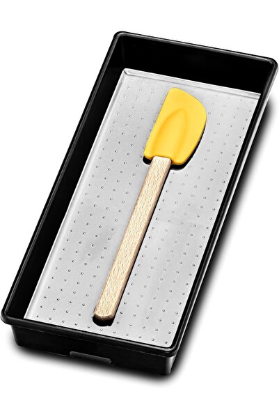 erorex سلة مهملات كلاسيكية من الجرانيت، مقاس ١٥.٥ × ٦.٦ بوصة | مجموعة كلاسيكية | منظم تخزين متعدد الاستخدامات | مقبض ناعم