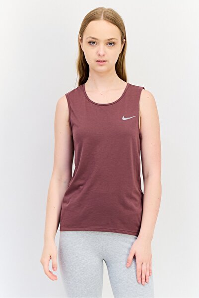 Nike Women Sportswear Fit Sleeveless Running Tank Top, Mauve
