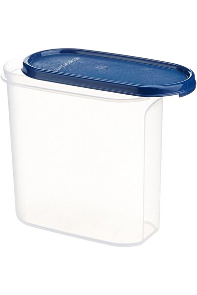 erorex 1.7 Litres Oval Modular Multi Purpose Plastic Containers With Lid For Kitchen Storage |