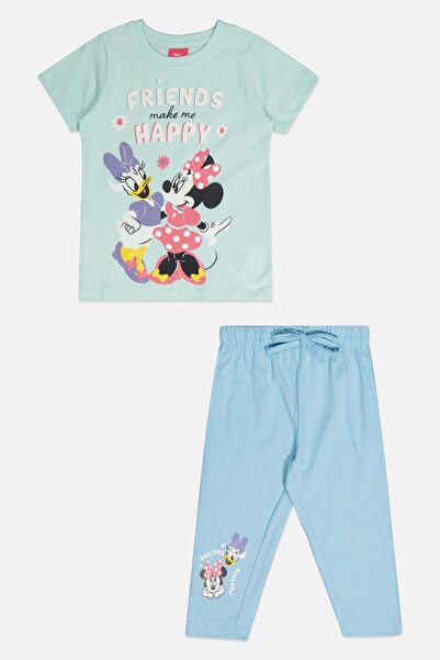 Disney طقم ملابس داخلية وملابس داخلية بطبعة ميني ماوس للبنات الصغار، قطعتين، متعدد الألوان