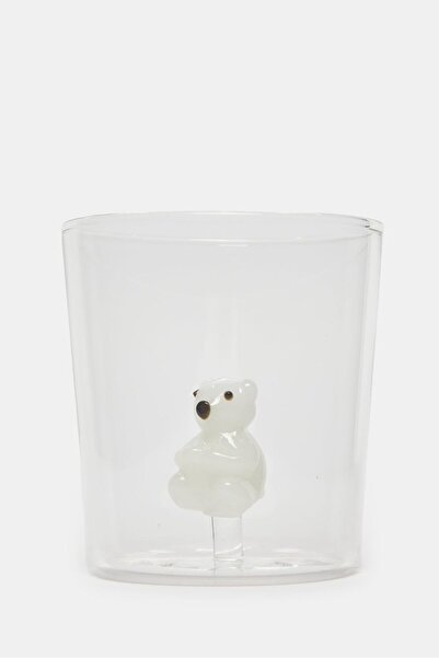 erorex Borosilicate Three Dimensional Animal Print Coffee Cup, White, One Size 132194361