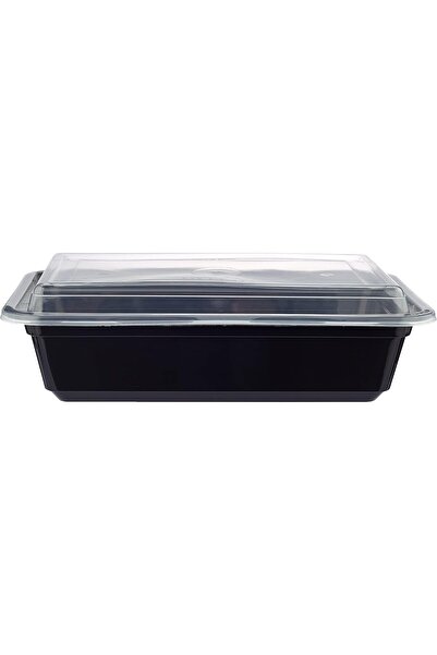 erorex Black Base Rectangular 38Oz With Lid 8+2 Free