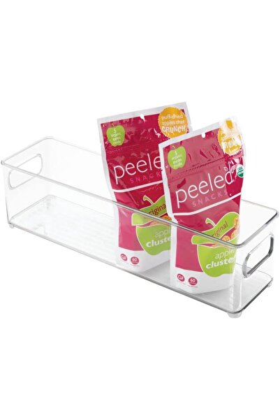 erorex Idesign 70430 Plastic Refrigerator Freezer Storage Bin, Bpa Free Organizer Kitchen, Garage,