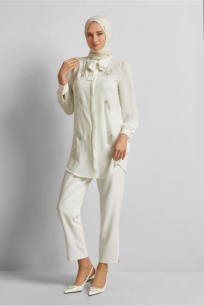Alvina Tunic with Binding Details 45609