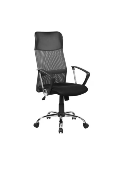 STRATEGIC Scaun de birou ergonomic inalt, rotativ, Mesh Negru