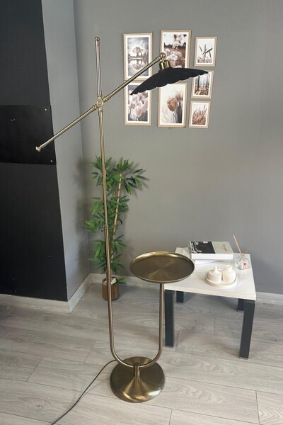 Bamyum Risso Eskitme Gövde Siyah Lambader U Tepsili Makas Gövde Modern Dekoratif Metal Oturma Odası