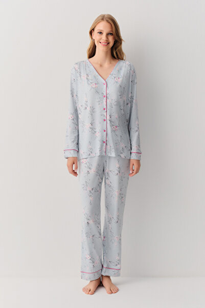 SUWEN Alin Maskülen Pijama Takımı