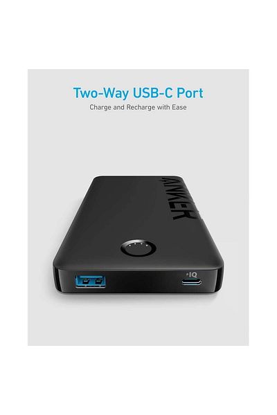 Anker PowerCore 323 Power Bank 10000mAh Black