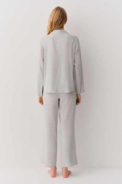 SUWEN Sirius Gömlek Yaka Pijama Takımı