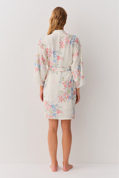 SUWEN Flower Morning Gown