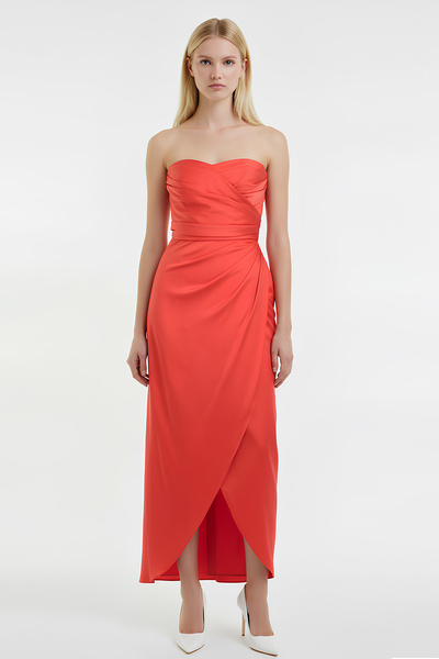 ALFABETA Strapless Evening Dress Alfa Beta