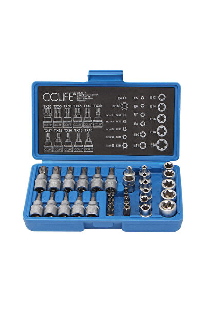 OEM Set Torx, biți și chei electrice, 34 de piese
