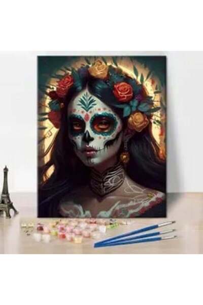 OEM Pictură pe pânză numerotată 40x50 cm, vopsea acrilică, pensule, suporturi...