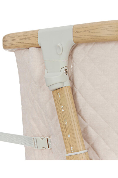 Carrello Prima Cloud Grey CRL-16503 bedside crib and rocker