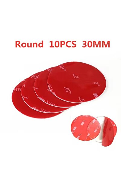 Choice3 شريط لاصق مزدوج الجوانب شفاف من الأكريليك، مقاس 30 مم، 10 قطع، لاصق ق...