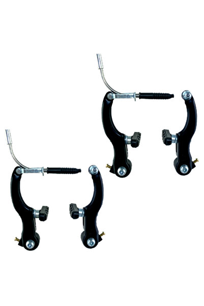 Kron Bisiklet Siyah Fren Ayağı V-fren Çelik Ön Arka Takım Bisiklet Fren Siste...