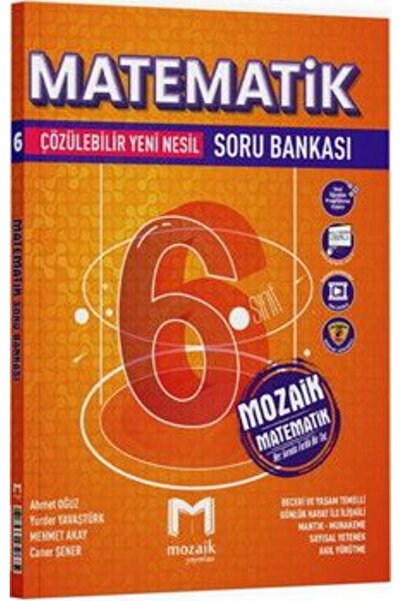 Mozaik Yayınları Mozaik Yayınları 6. Sınıf Matematik Soru Bankası