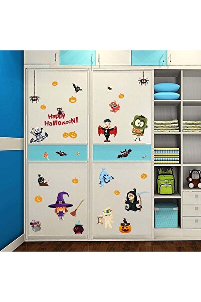 Cytecedx Set of 6 sheets of Halloween stickers Cytecedx, PVC, multicolor, 28 x 35 cm
